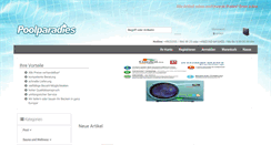 Desktop Screenshot of poolshop-duske.de